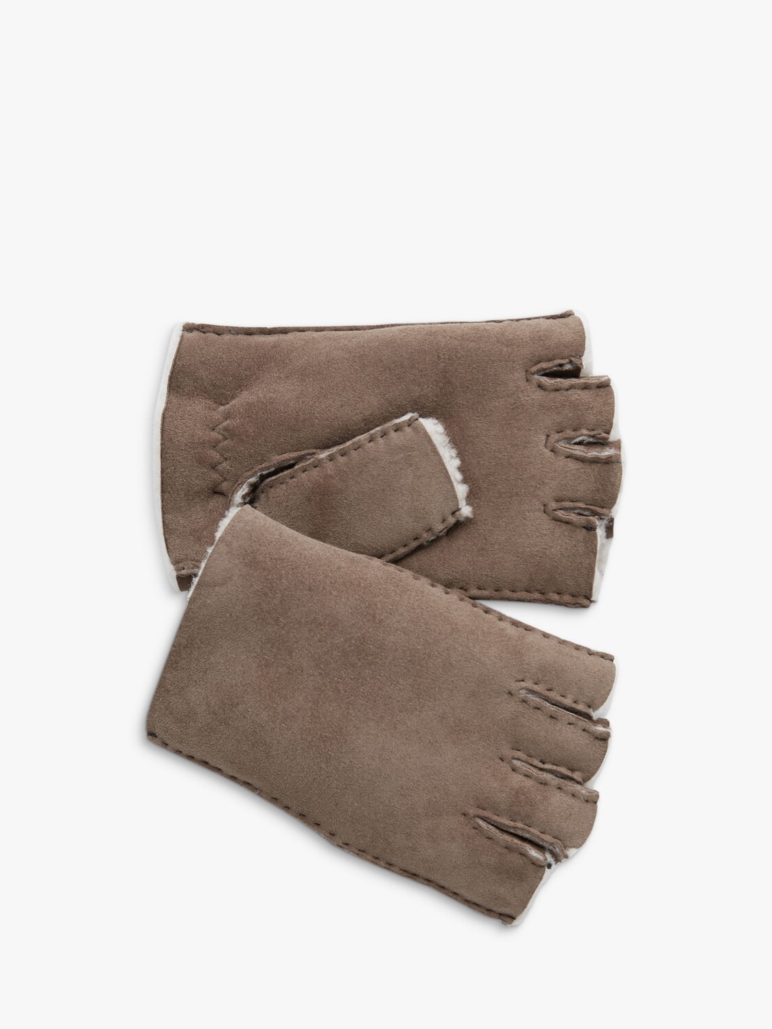 

Перчатки без пальцев из овчины Celtic & Co., грецкий орех