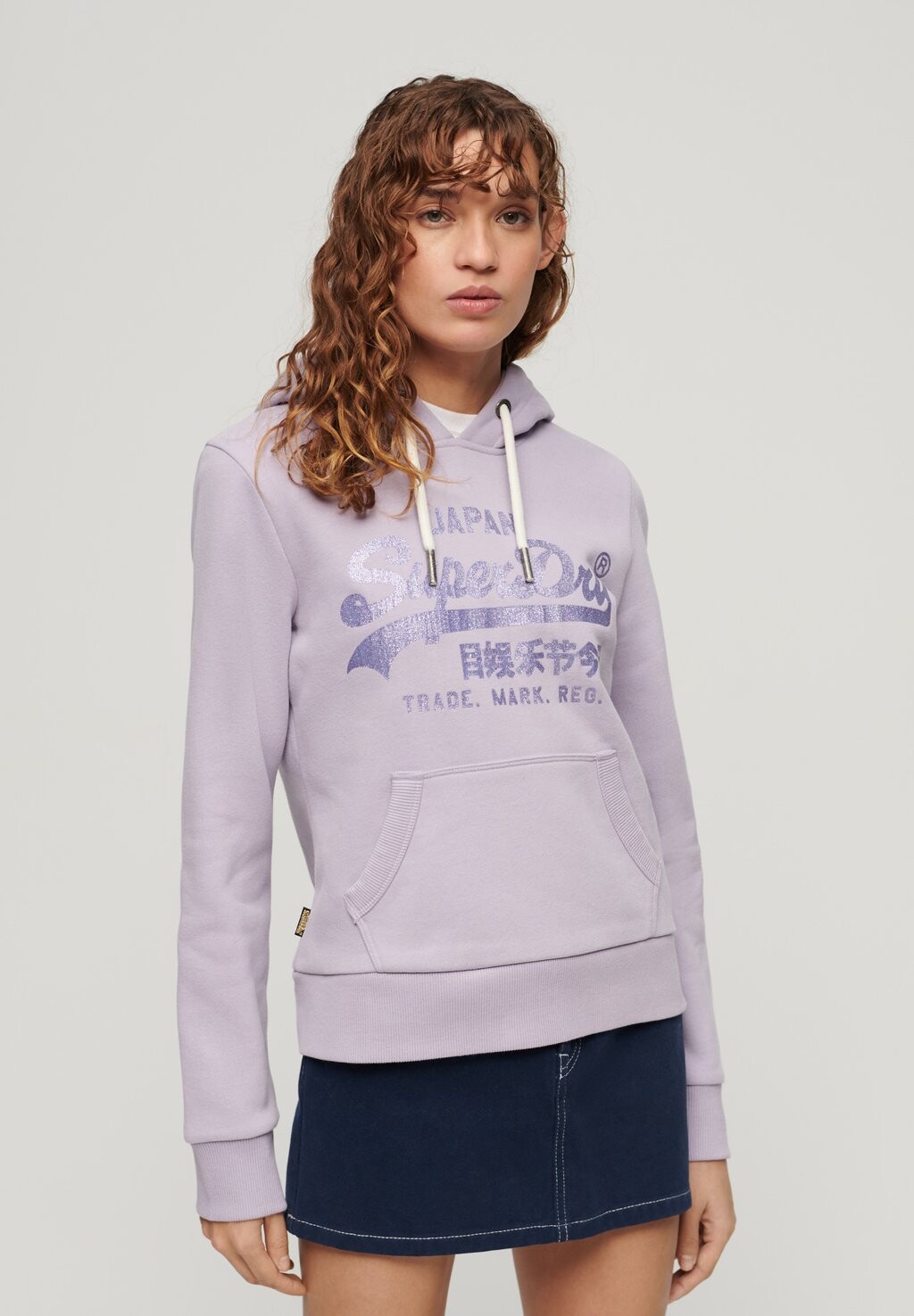 

Толстовка VINTAGE LOGO GRAPHIC Superdry, цвет wisteria purple