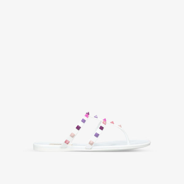 

Резиновые гладиаторы Rockstud Valentino Garavani, белый