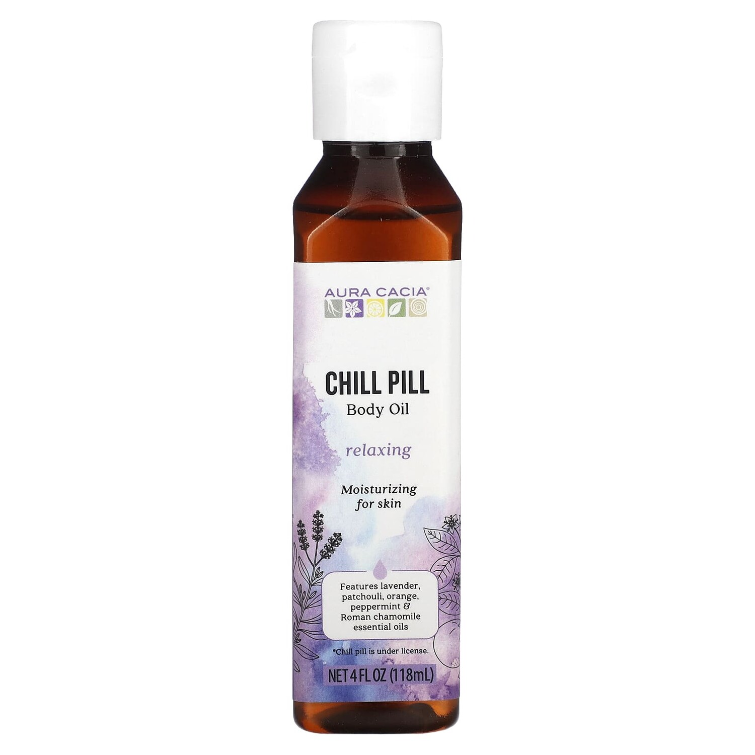

Chill Pill, масло для тела, 118 мл (4 жидк. Унции), Aura Cacia