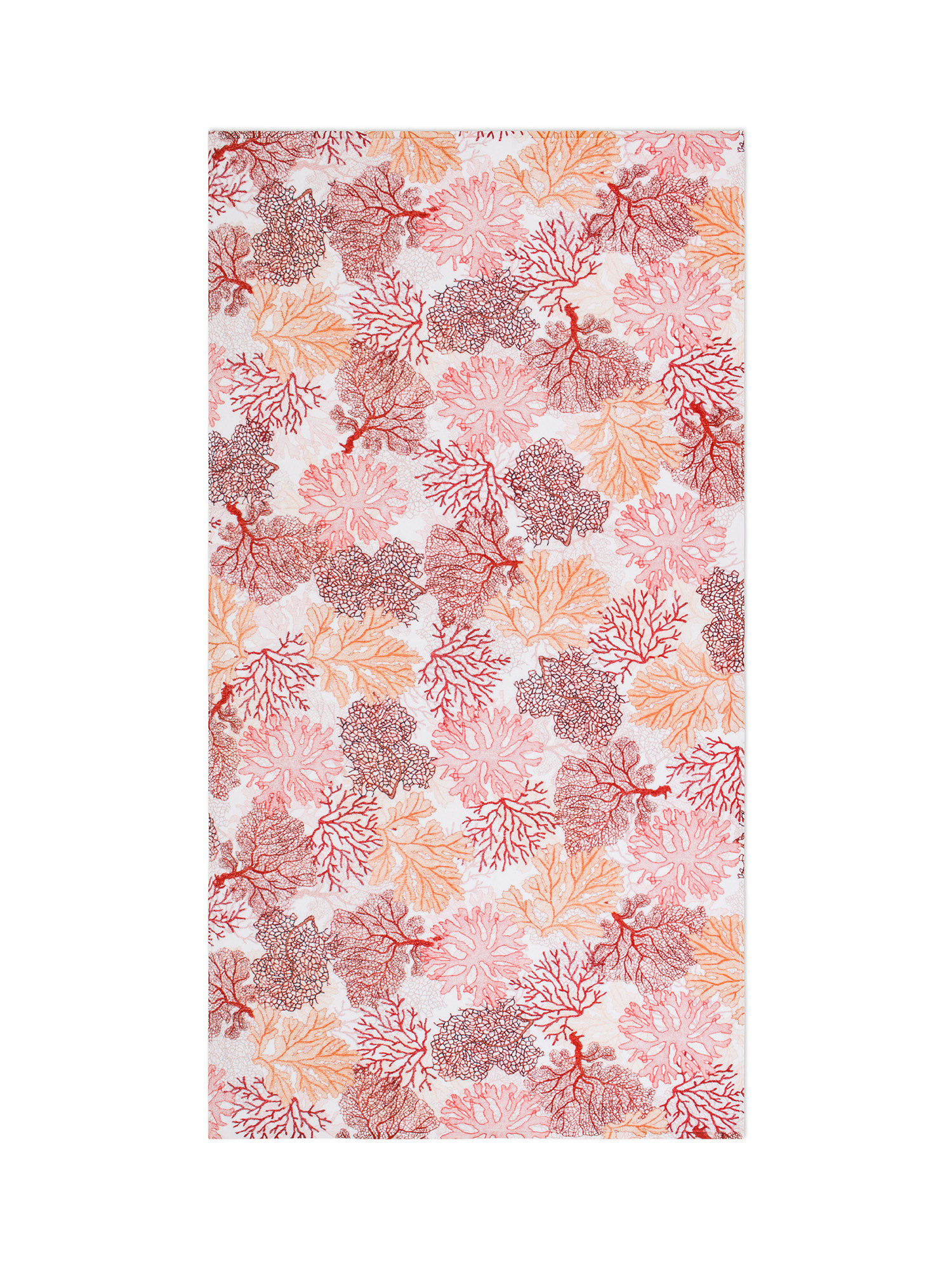 Хлопковое махровое пляжное полотенце с коралловым принтом Coincasa, розовый отличное пляжное полотенце приятное для кожи практичное утолщенное быстросохнущее пляжное полотенце полотенце для рук