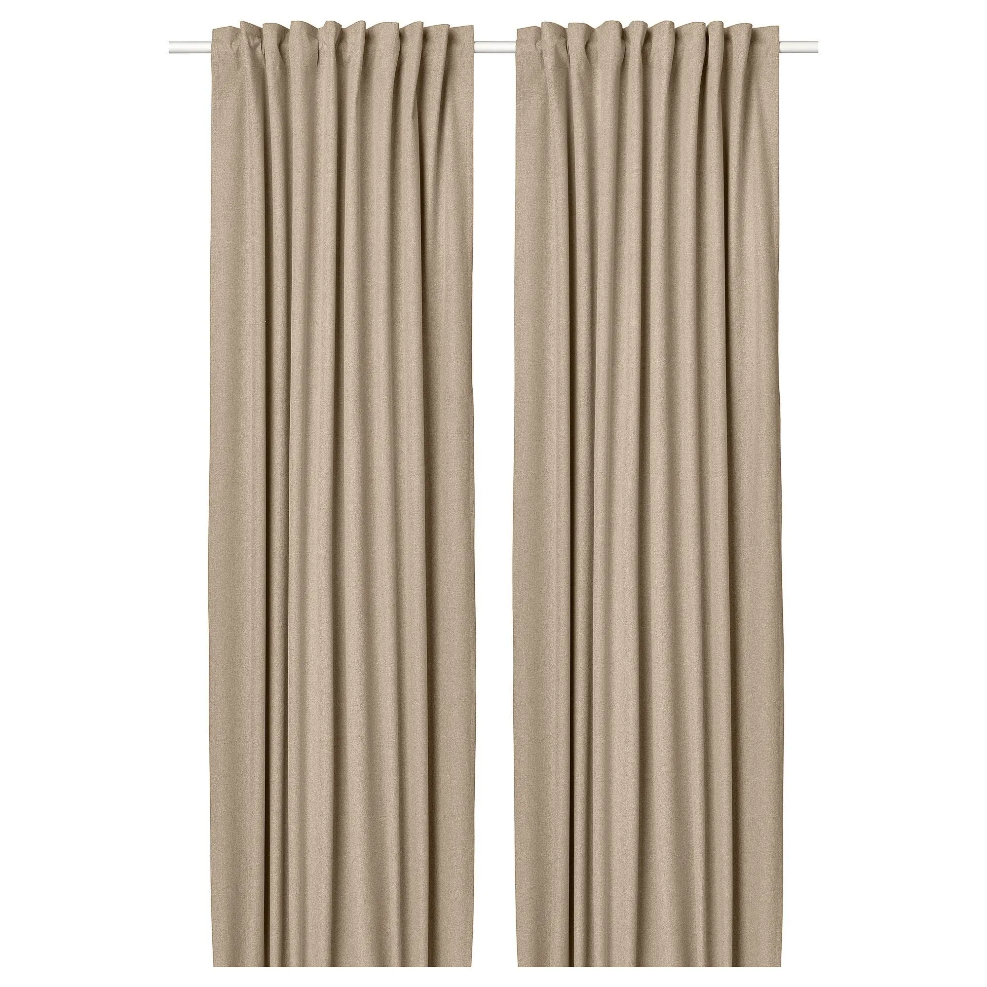 

Плотные шторы, 1 пара, желто-бежевые, 135х300 см, ROSENMANDEL IKEA