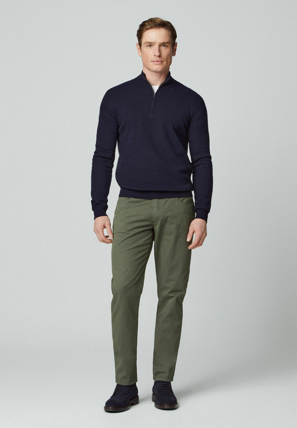 

Свитер Hzip Hackett London, цвет navy
