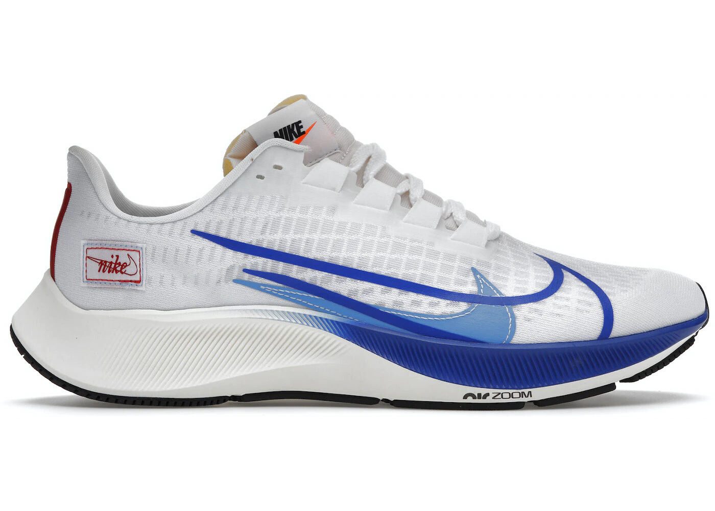 

Кроссовки Nike Air Zoom 37 мужские, белый / голубой