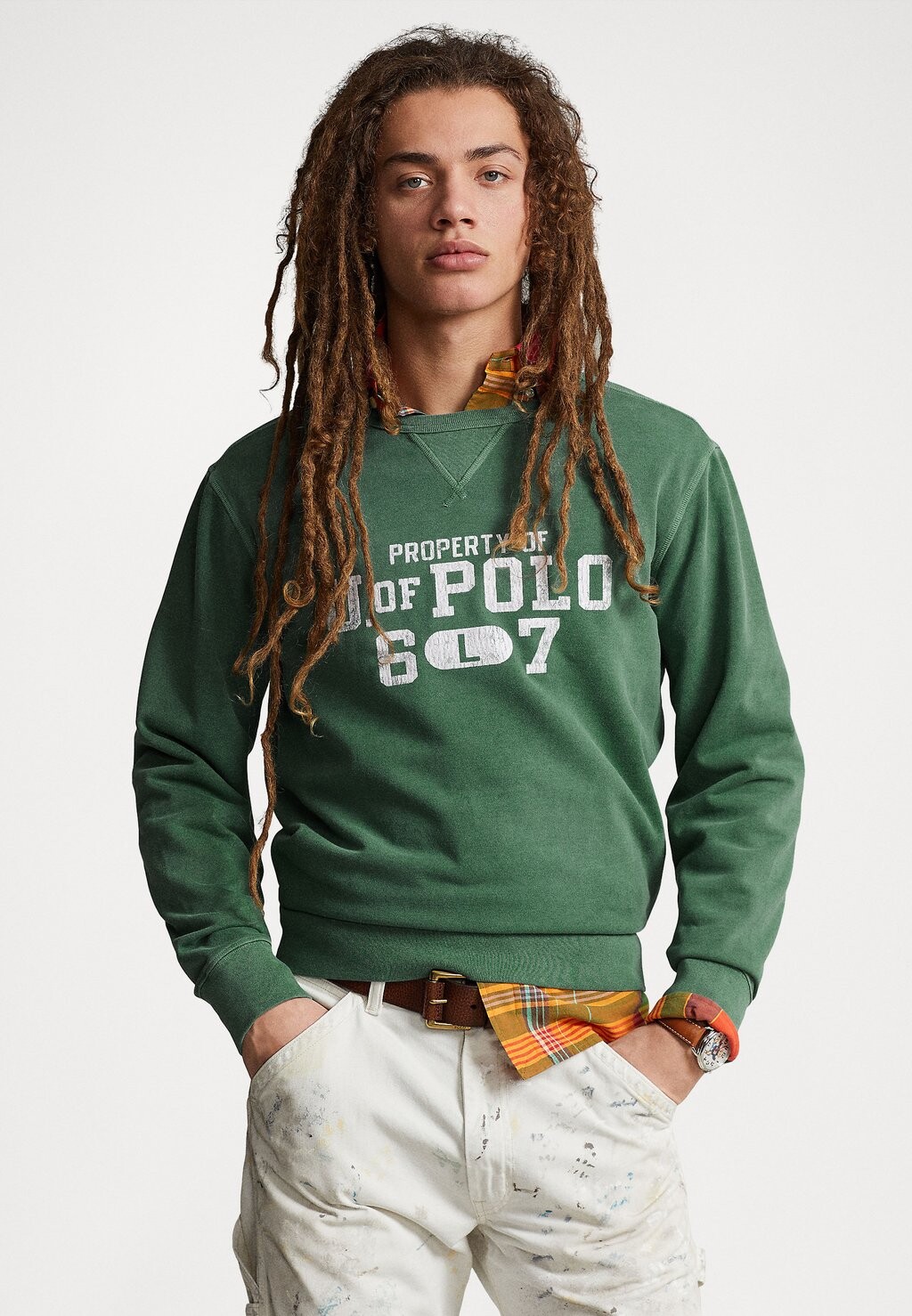 

Толстовка LONG SLEEVE Polo Ralph Lauren, мытый лес