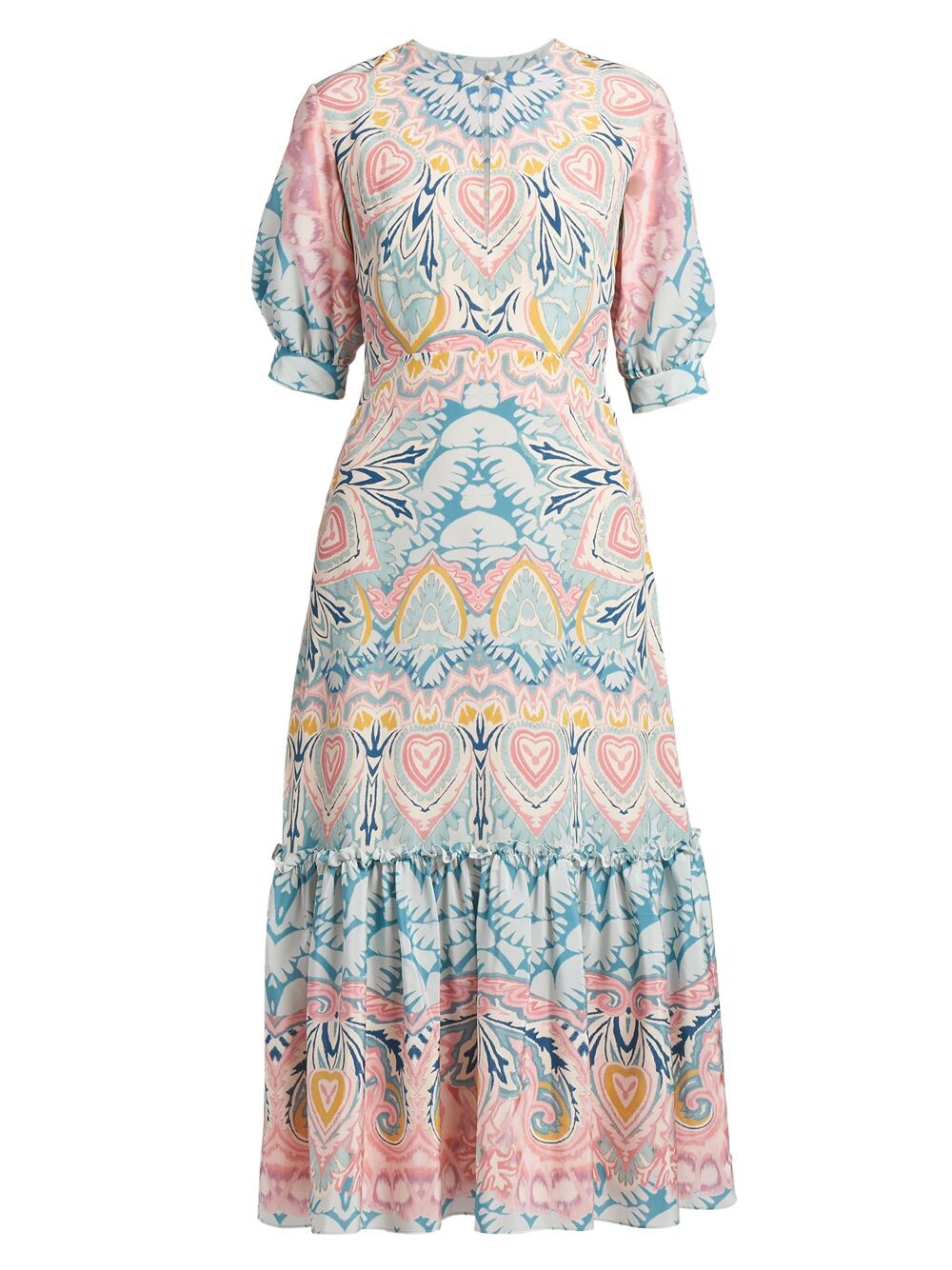 

Платье миди Boho Butterfly Keyhole Etro, синий