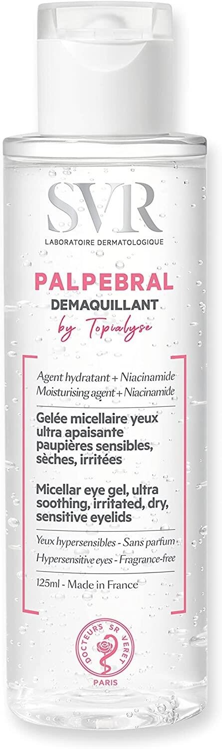 

SVR Topialyse Palpebral Demaquillant 125 мл Очищающий гель для глаз
