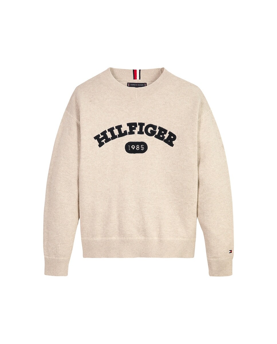 

Свитер для мальчика с круглым вырезом и длинными рукавами Tommy Hilfiger