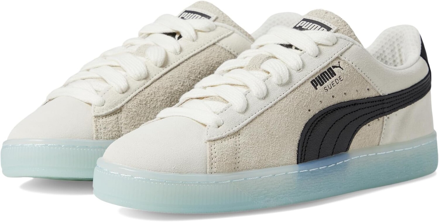

Кроссовки PUMA Suede Classic Mist, цвет Warm White/Puma Black/Icy Blue
