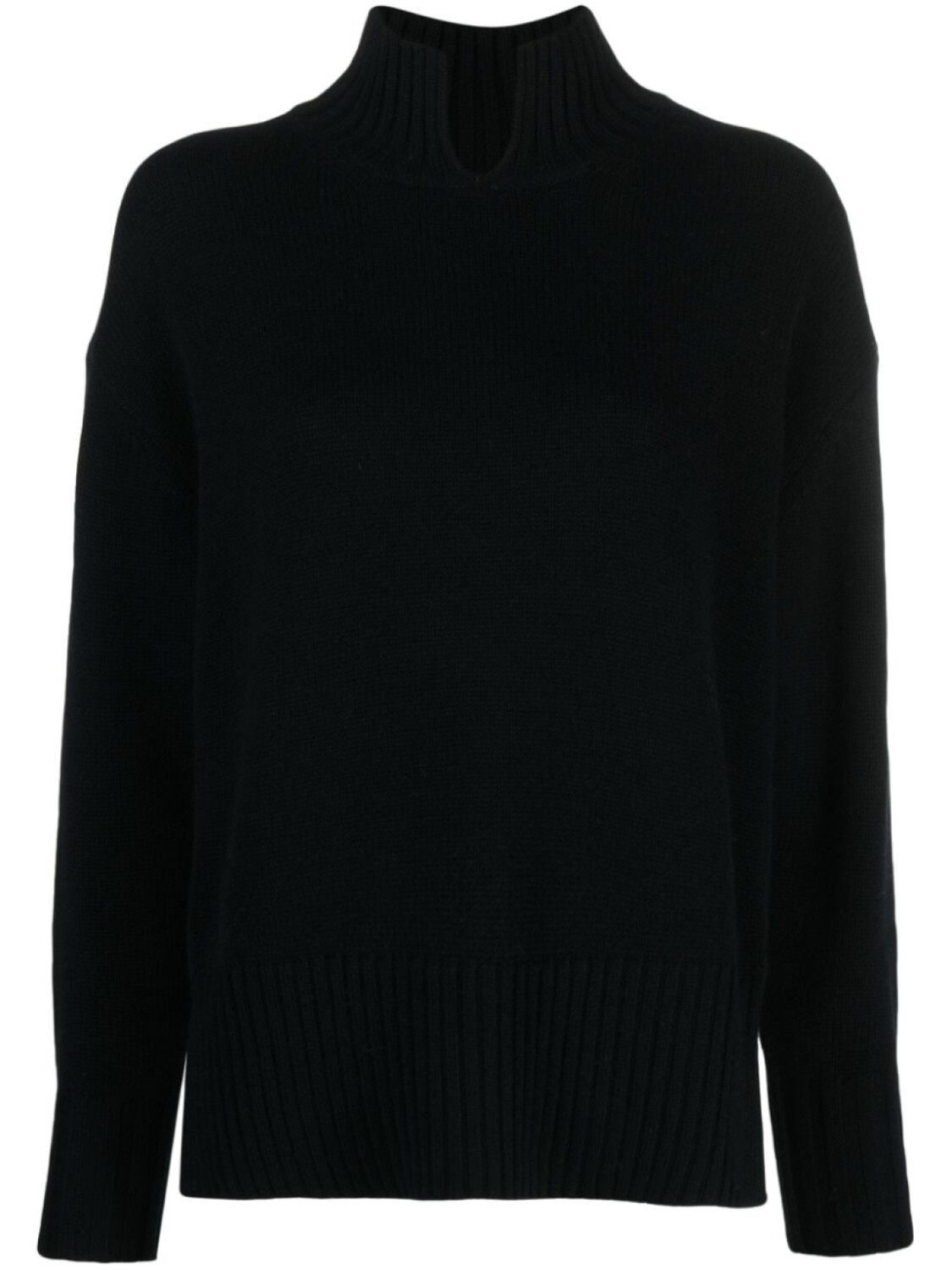 

Allude джемпер тонкой вязки с высоким воротником, черный