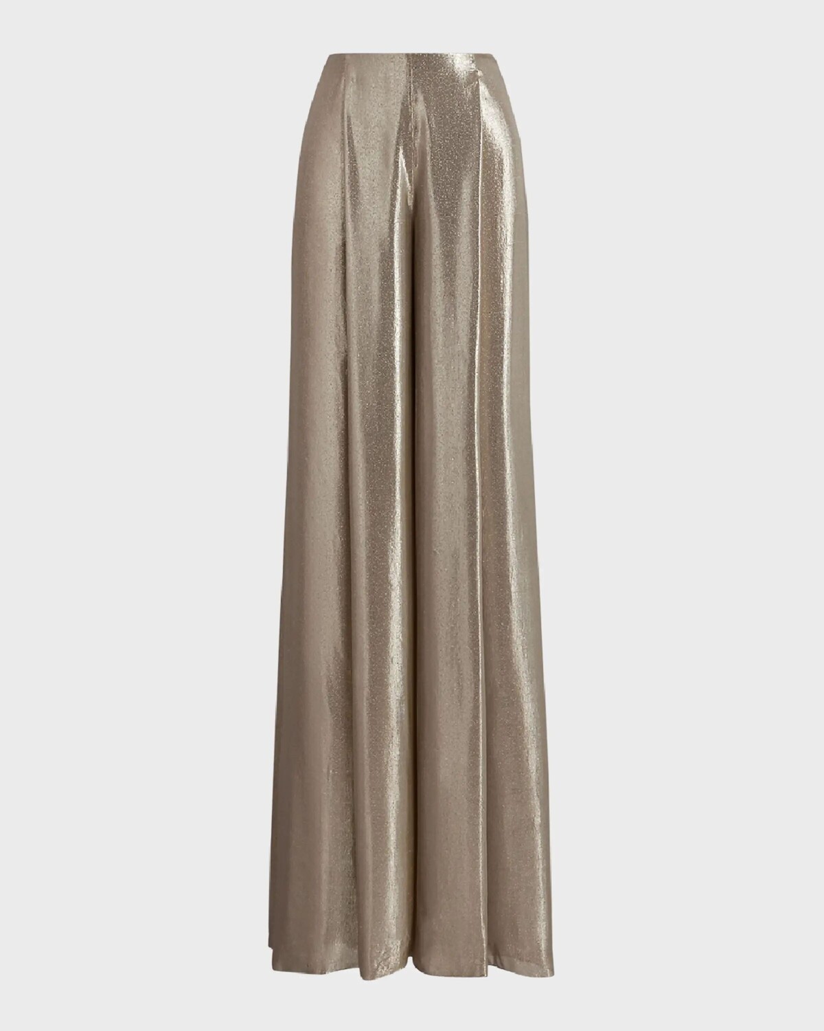 

Шифоновые брюки в полоску с эффектом металлик Francis Ralph Lauren Collection, серый