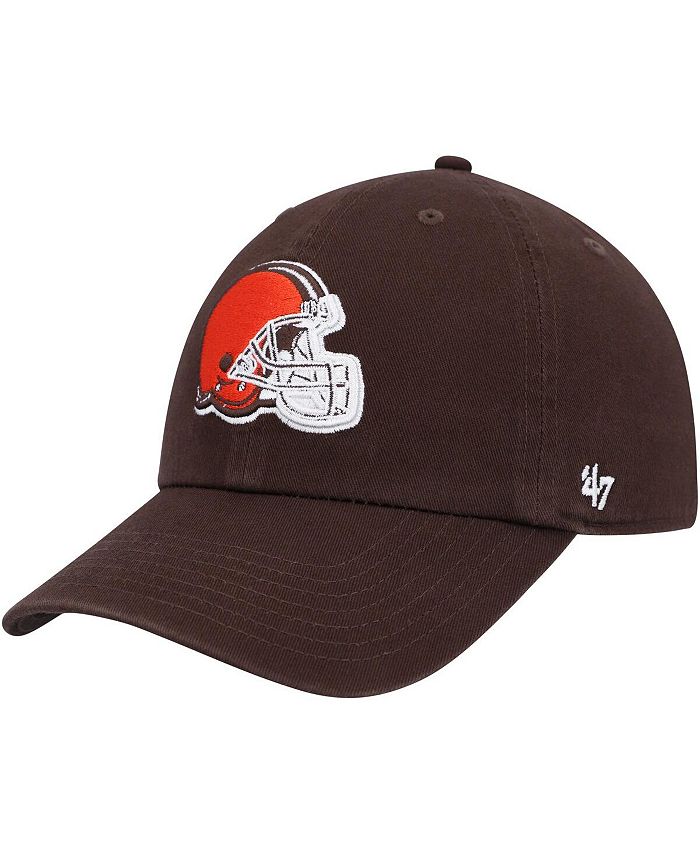 Коричневая регулируемая шапка с логотипом команды Big Boys and Girls Cleveland Browns '47 Brand, коричневый