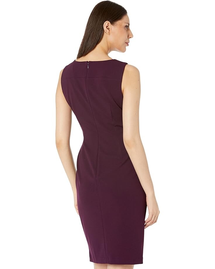 

Платье Calvin Klein Starburst Sheath Dress, цвет Aubergine