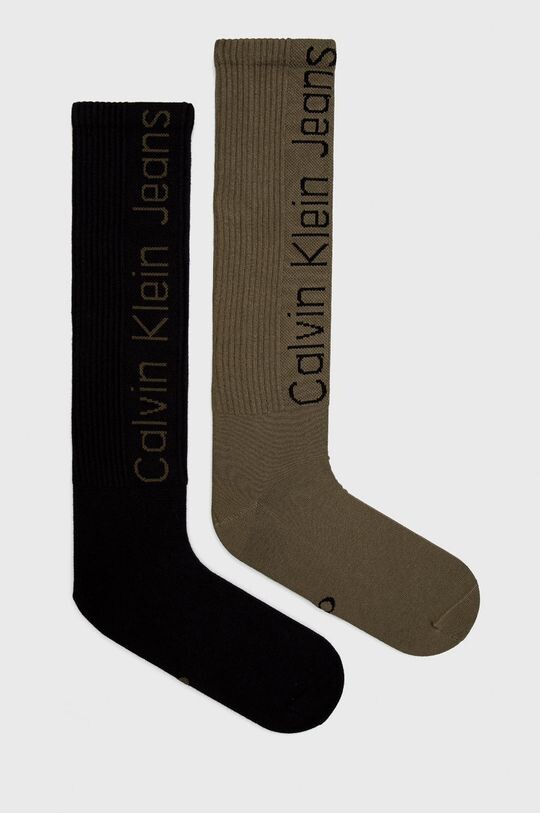 

Носки (2 пары) Calvin Klein, зеленый