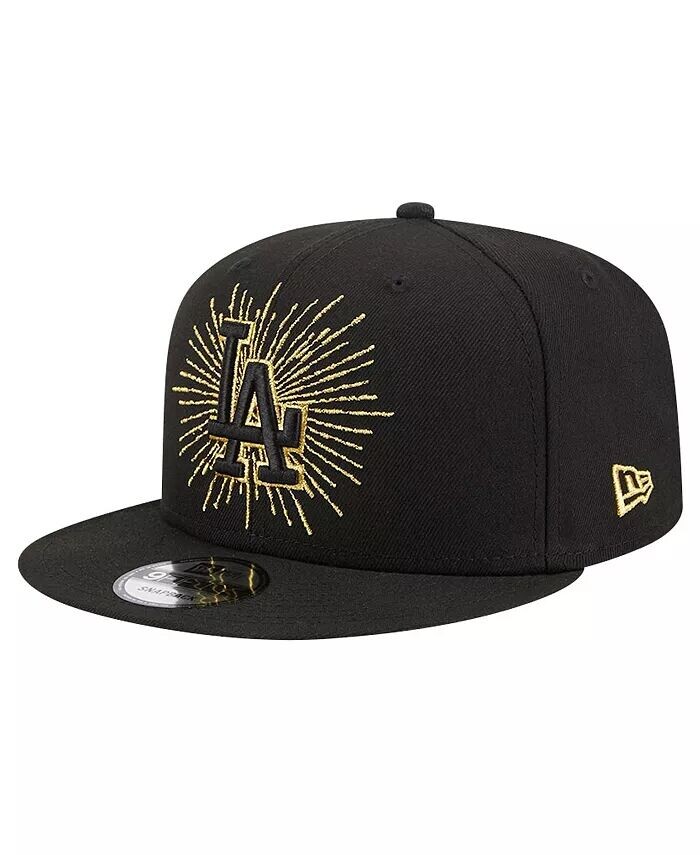 

Мужская черная бейсболка с металлическим логотипом Los Angeles Dodgers 9FIFTY Snapback New Era, черный
