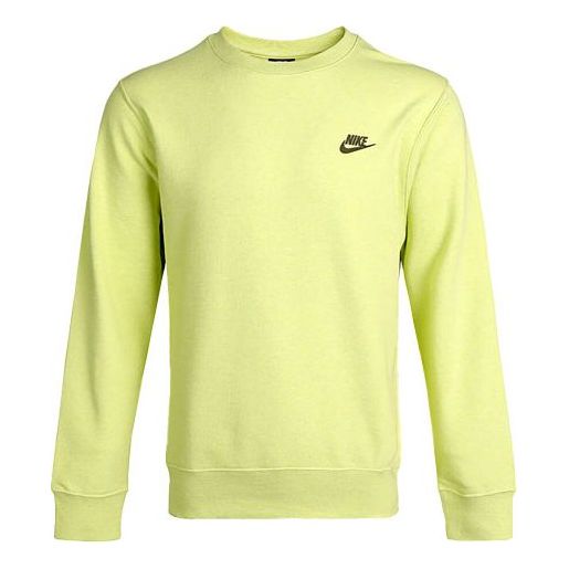 

Толстовка Nike Sportswear Logo Embroidered Sports Round Neck Pullover Green, зеленый