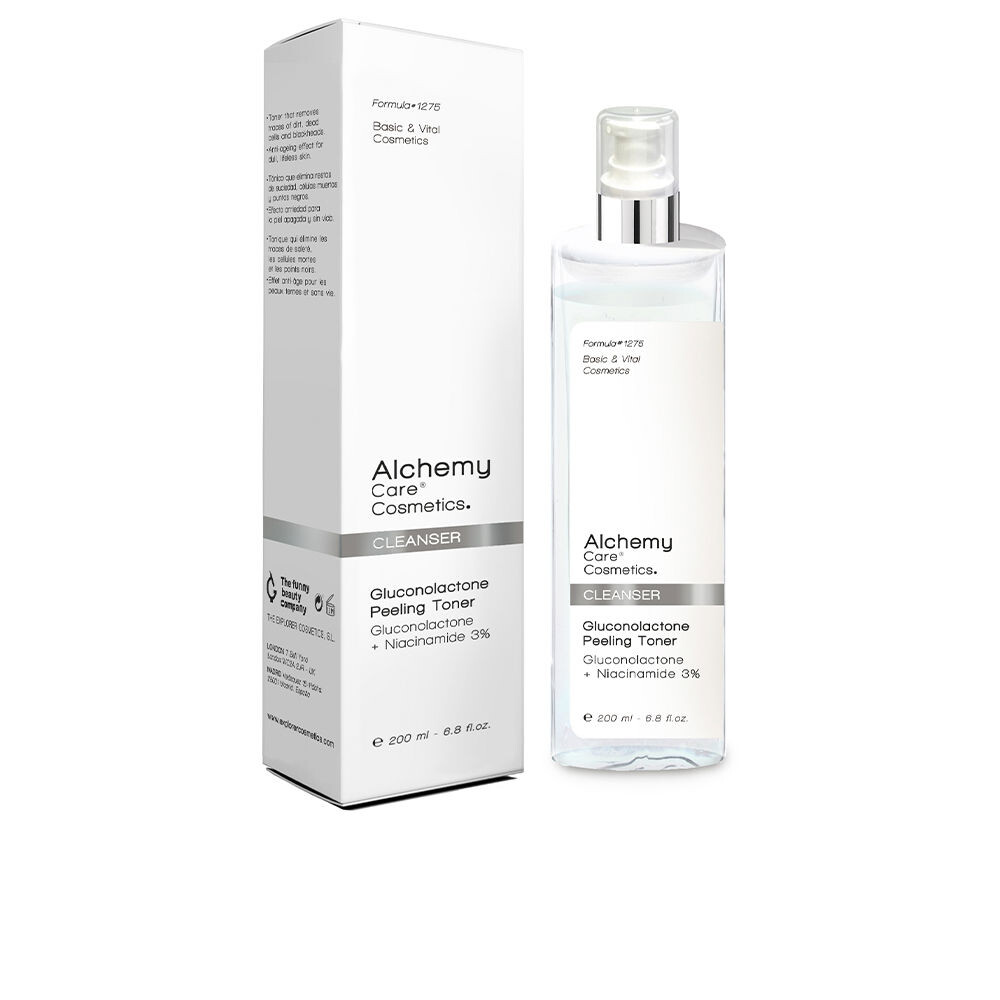 Тоник для лица Cleanser gluconolactone peeling toner Alchemy care cosmetics, 200 мл fusion meso коктейль f mesomatrix для реструктуризации и регенерации кожи 5 мл