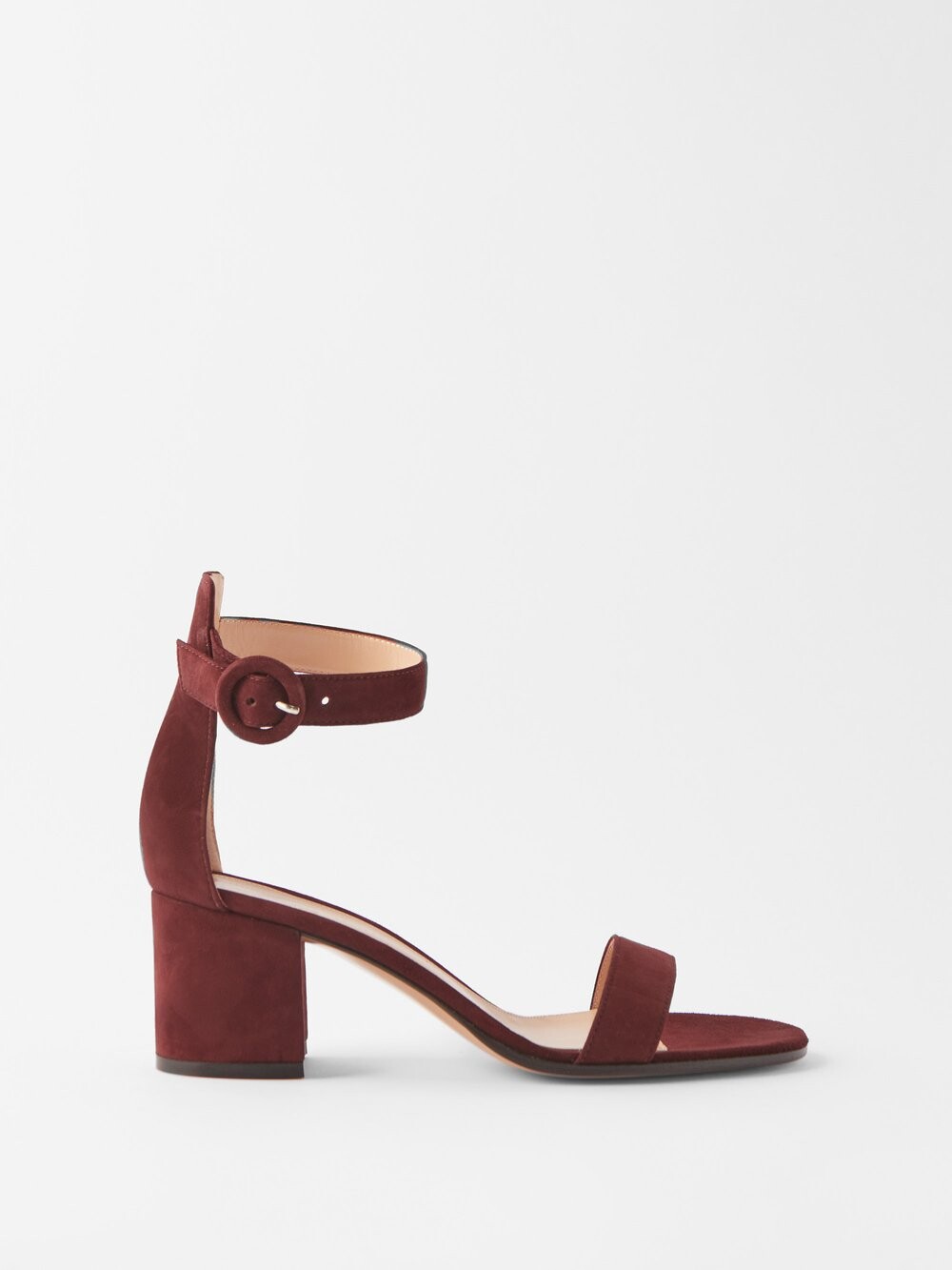 

Замшевые босоножки versilia 60 Gianvito Rossi, бургундия