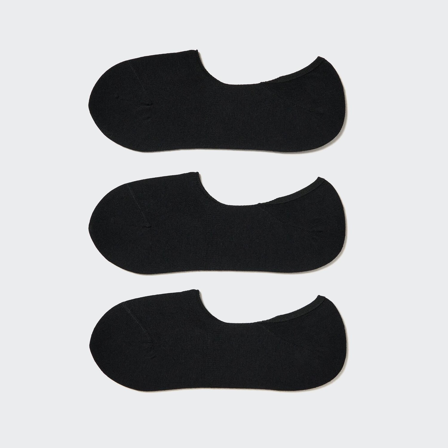 

Невидимые носки (3 пары) UNIQLO, черный