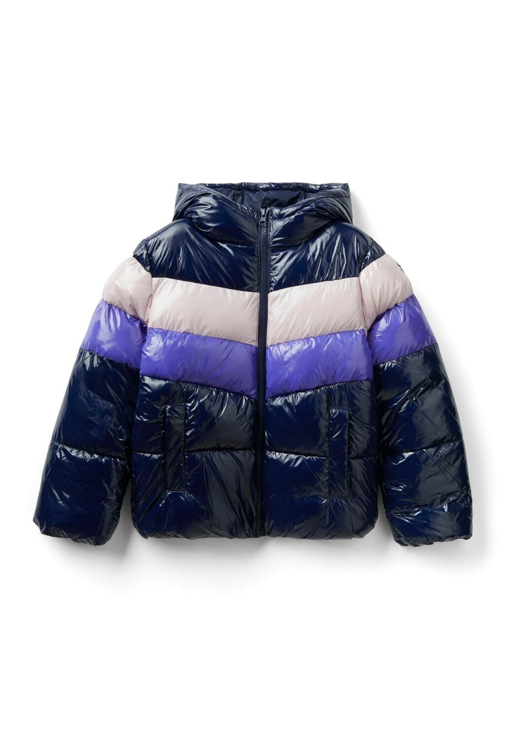 

Зимняя куртка Color Block United Colors of Benetton, синий