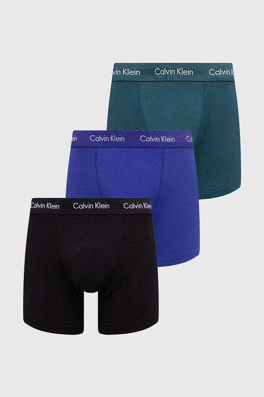 цена 3 упаковки боксеров Calvin Klein Underwear, синий