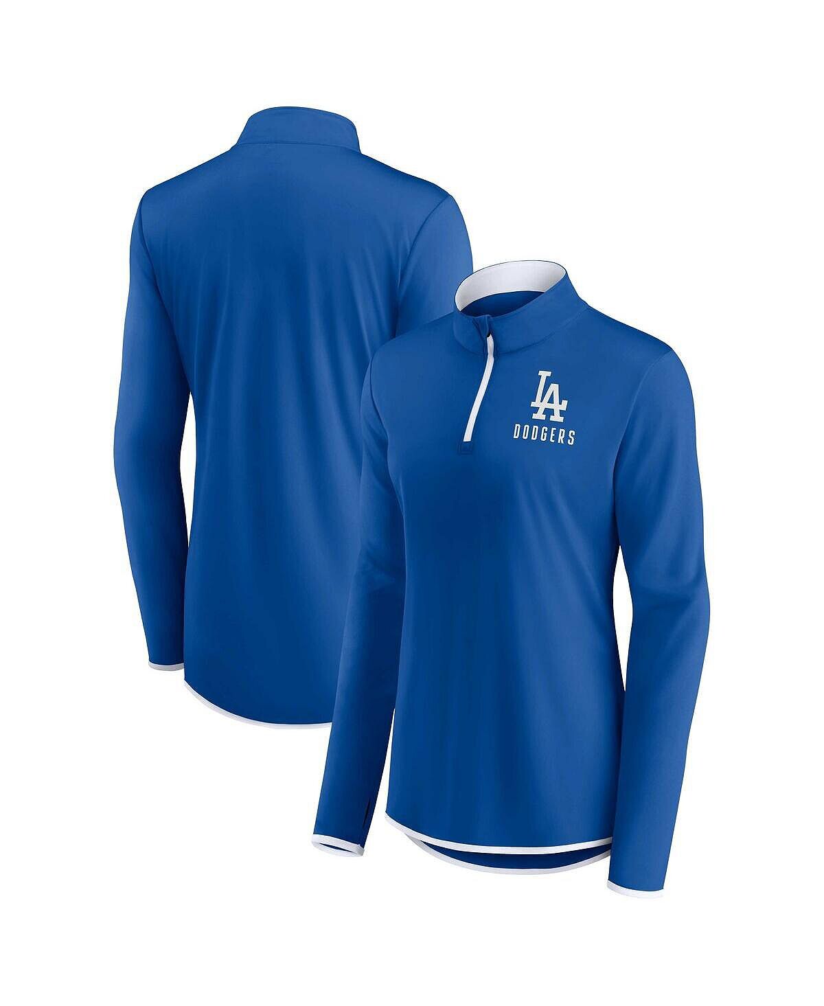 

Женская фирменная куртка Royal Los Angeles Dodgers Worth The Drive с молнией длиной в четверть Fanatics