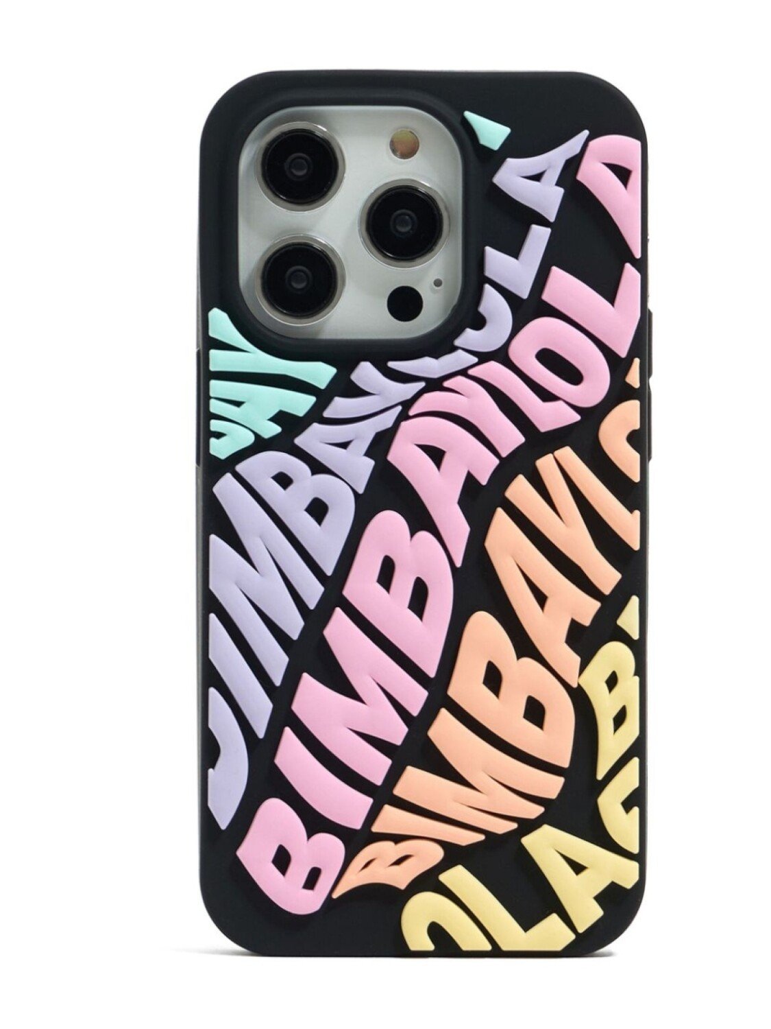 

Bimba y Lola чехол для iPhone 14 Pro с тисненым логотипом, черный