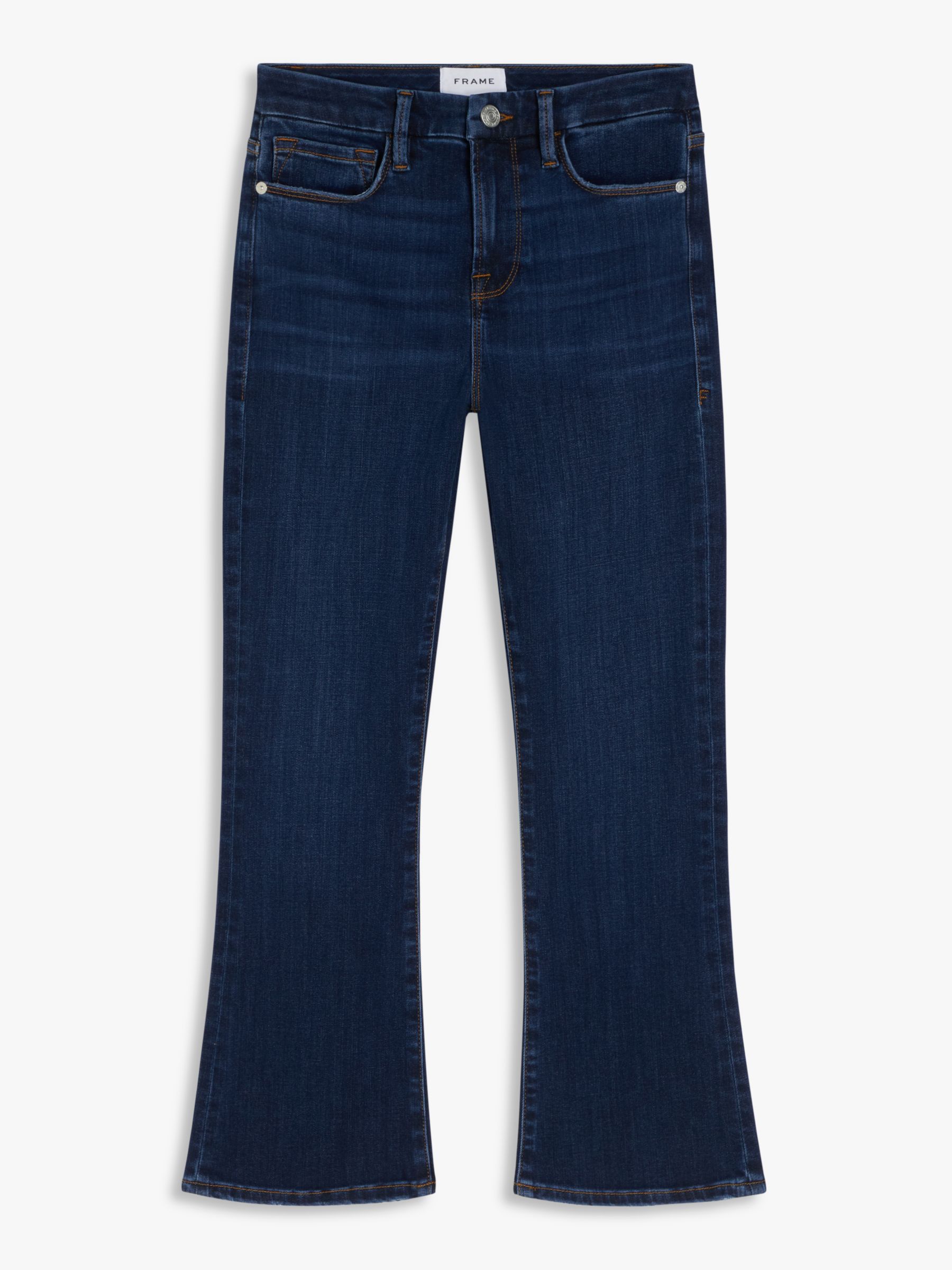 Джинсы Le Crop Mini Bootcut FRAME, величество пиджак sorelle средней длины силуэт прилегающий размер l синий голубой