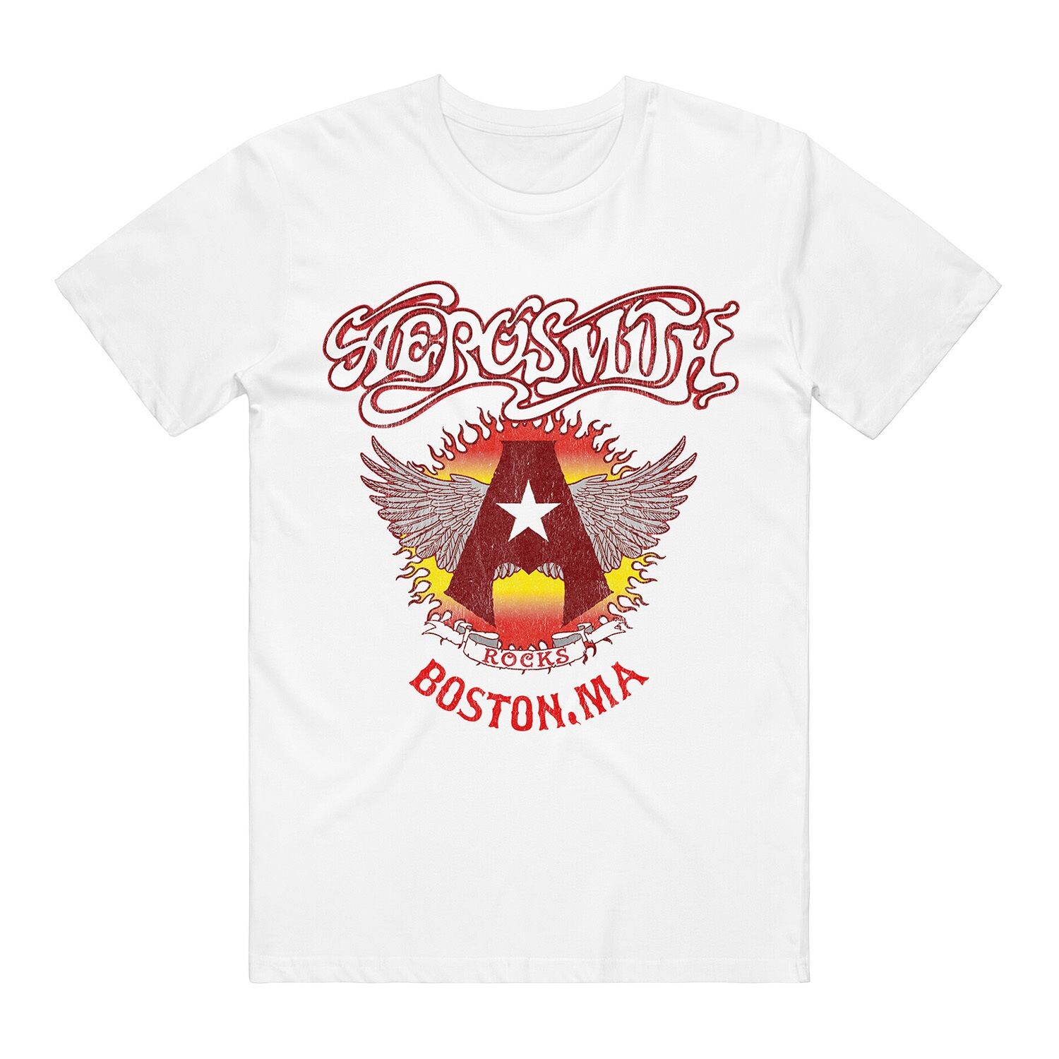 

Мужская футболка с рисунком Aerosmith Licensed Character