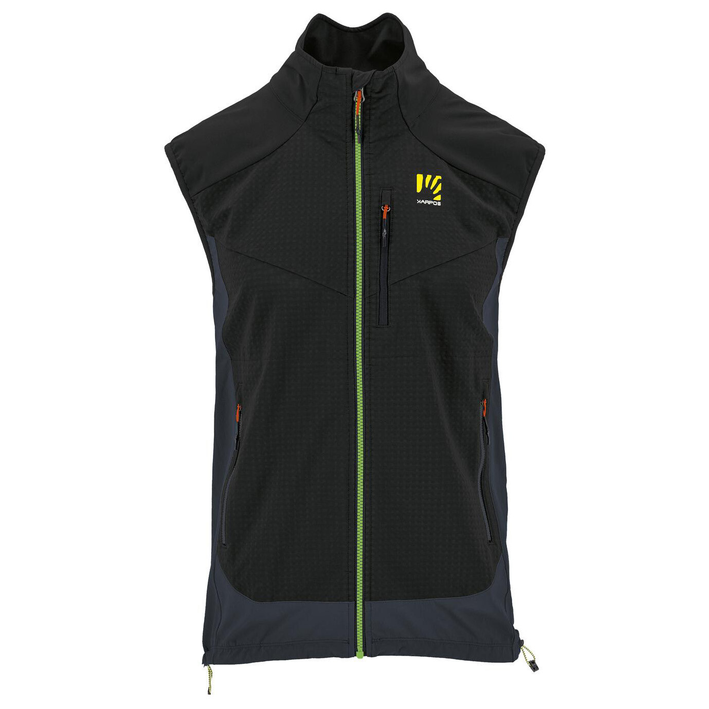 

Жилет из софтшелла Karpos Lede Vest, цвет Black/Ombre Blue/Jasmine Green