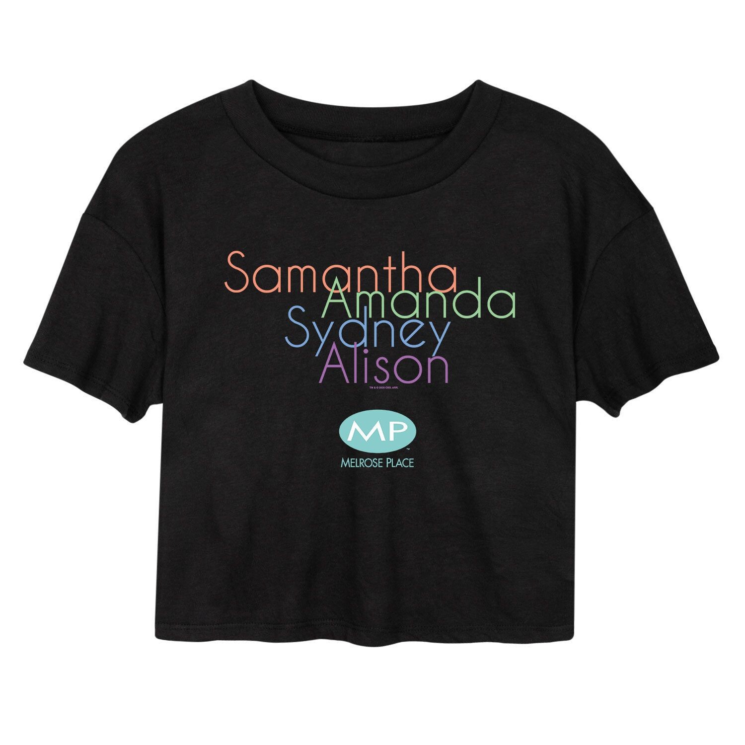 

Укороченная футболка Juniors' Melrose Place Name Licensed Character