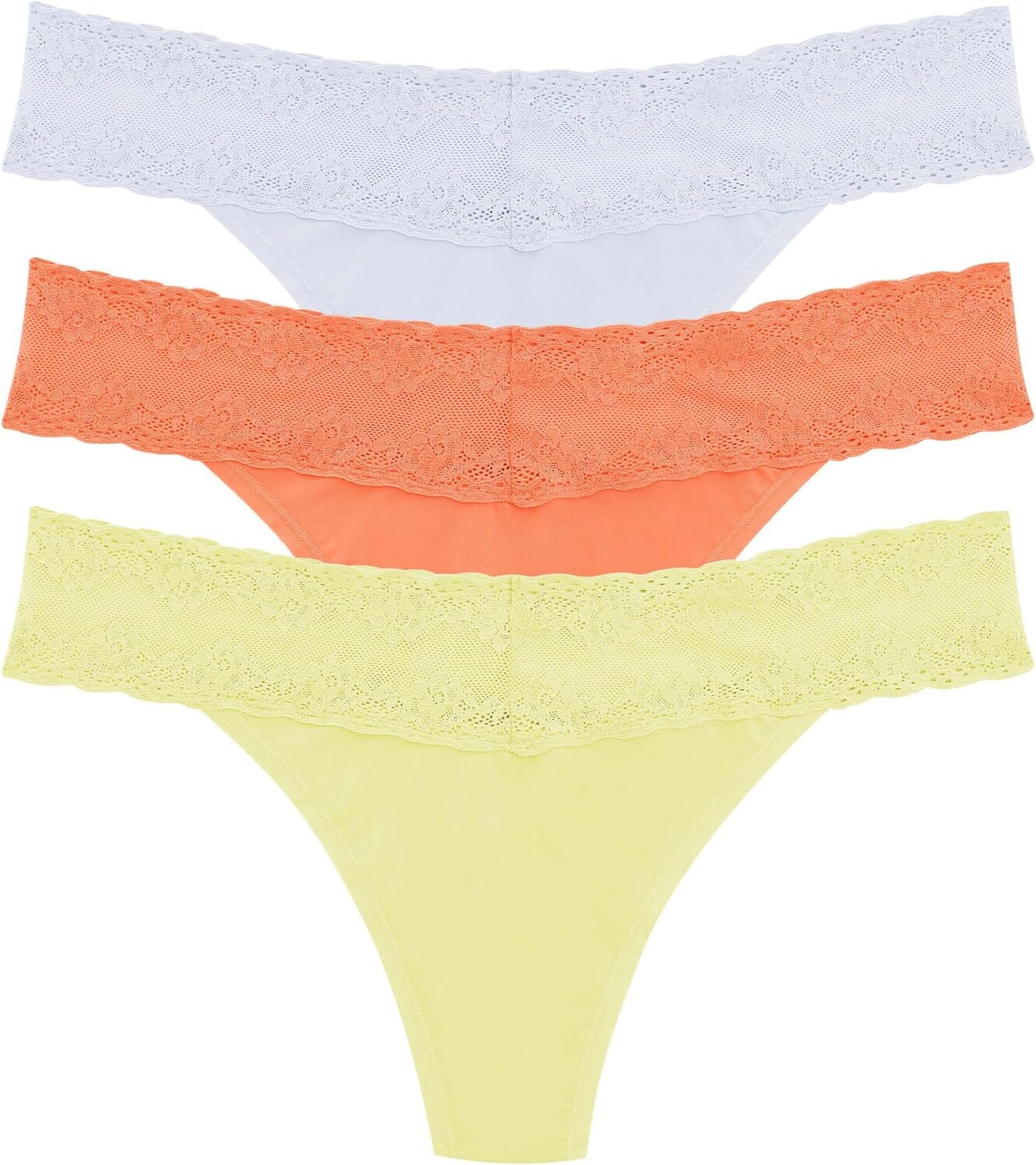 

Набор стрингов Bliss Perfection, 3 шт. Natori, цвет Rainy/Canteloupe/Lime Cream
