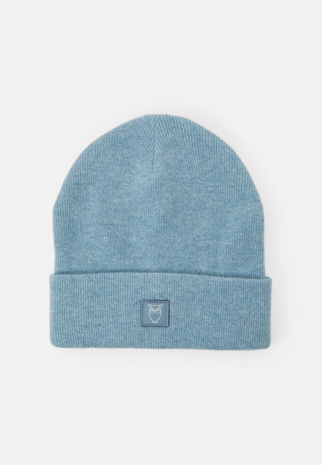 

Шапка DOUBLE LAYER BEANIE UNISEX KnowledgeCotton Apparel, пыльно-синий меланж