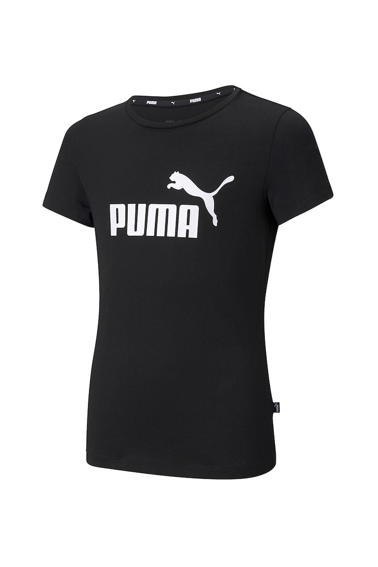 

Хлопковая футболка с логотипом Puma, черный
