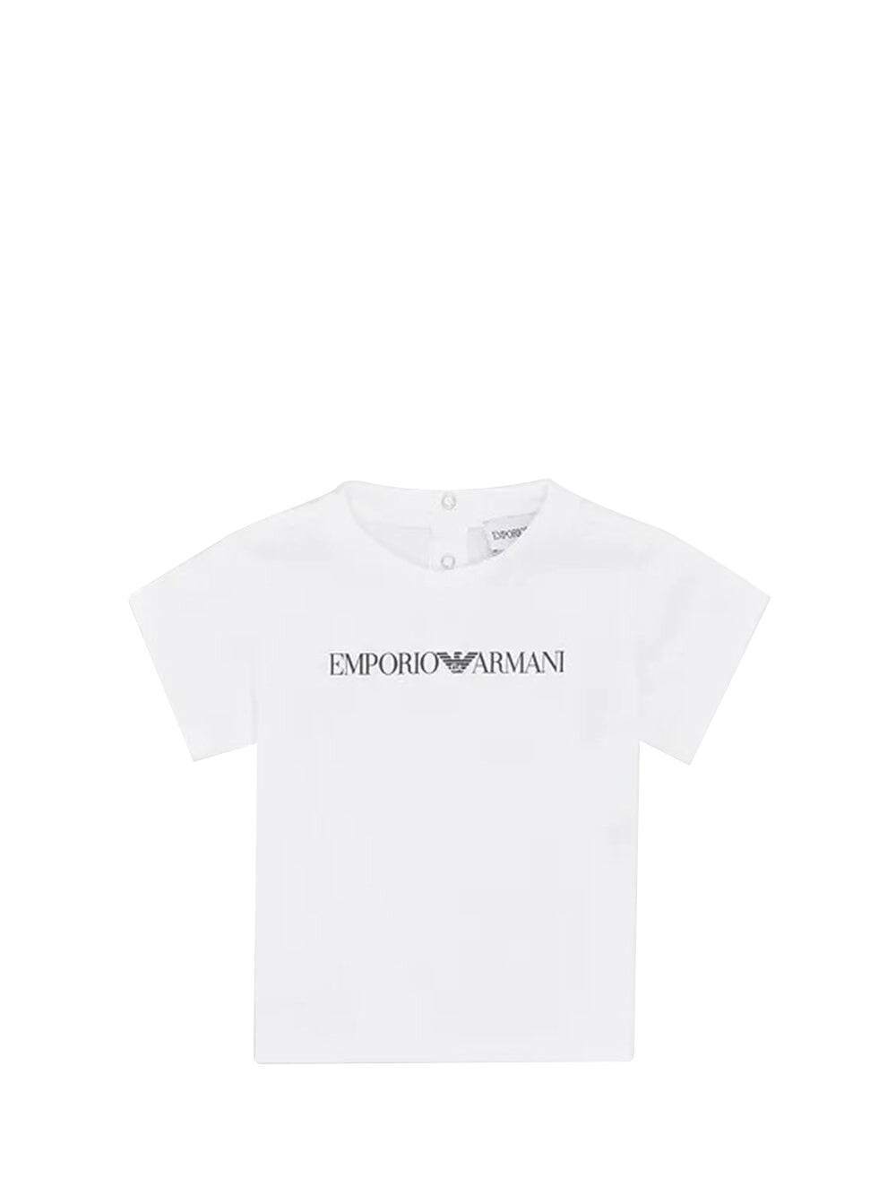 

Белая детская футболка Emporio Armani
