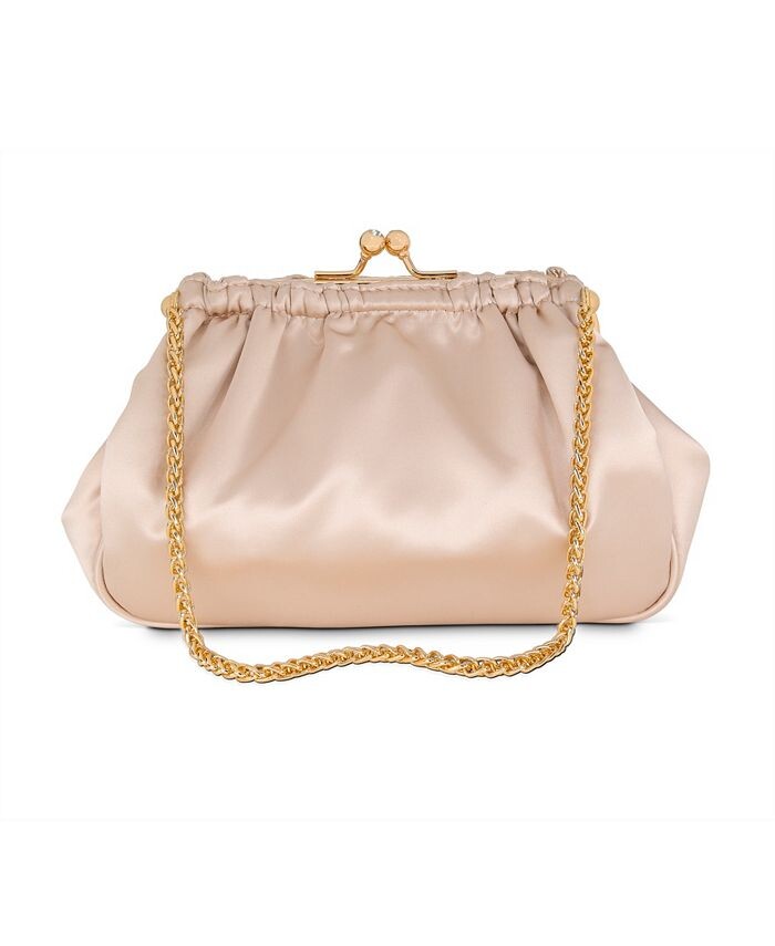 

Женский элегантный клатч Cosima Jewel Badgley Mischka, тан/бежевый
