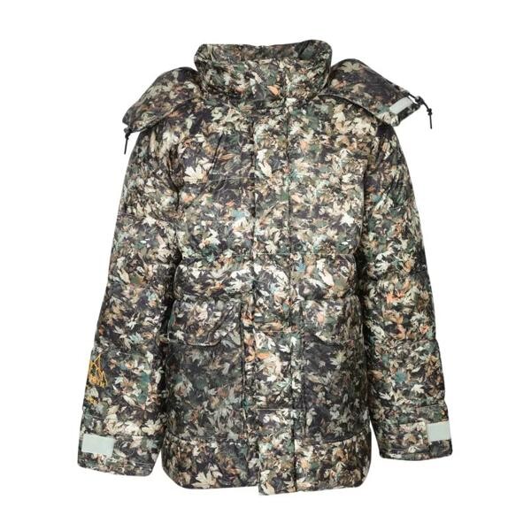 

Куртка leaf print parka The North Face, зеленый