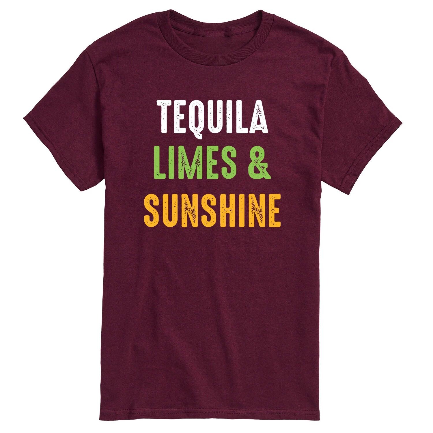 

Мужская футболка с рисунком Tequila Limes & Sunshine Licensed Character