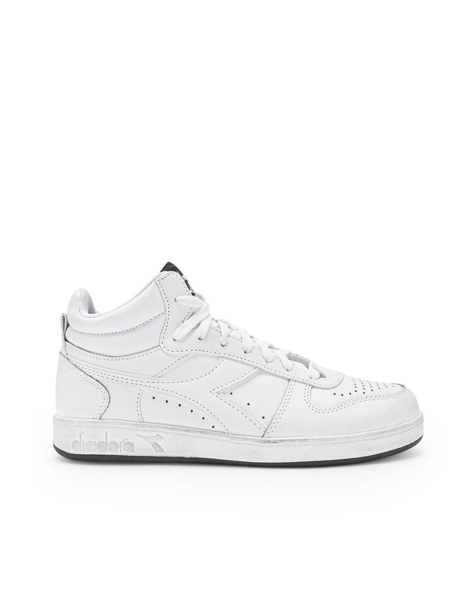 Белые высокие спортивные туфли унисекс Diadora Sportswear, белый