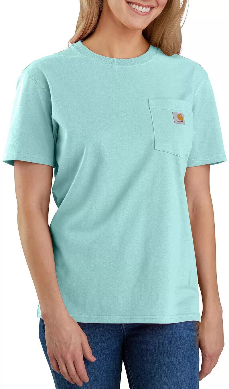 

Женская футболка Carhartt WK87 с карманами для спецодежды из нержавеющей стали