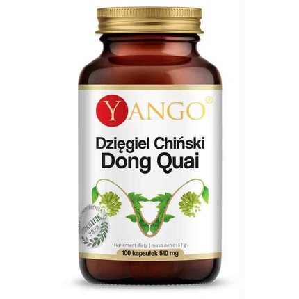 цена YANGO Китайская Анжелика Донг Куай, 100 растительных капсул