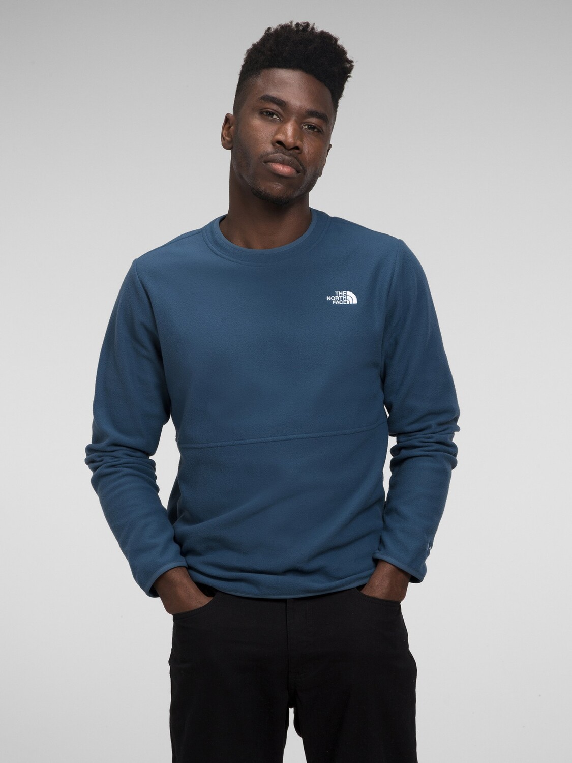 

Пуловер Alpine Polartec 100 Crew — мужской The North Face, синий