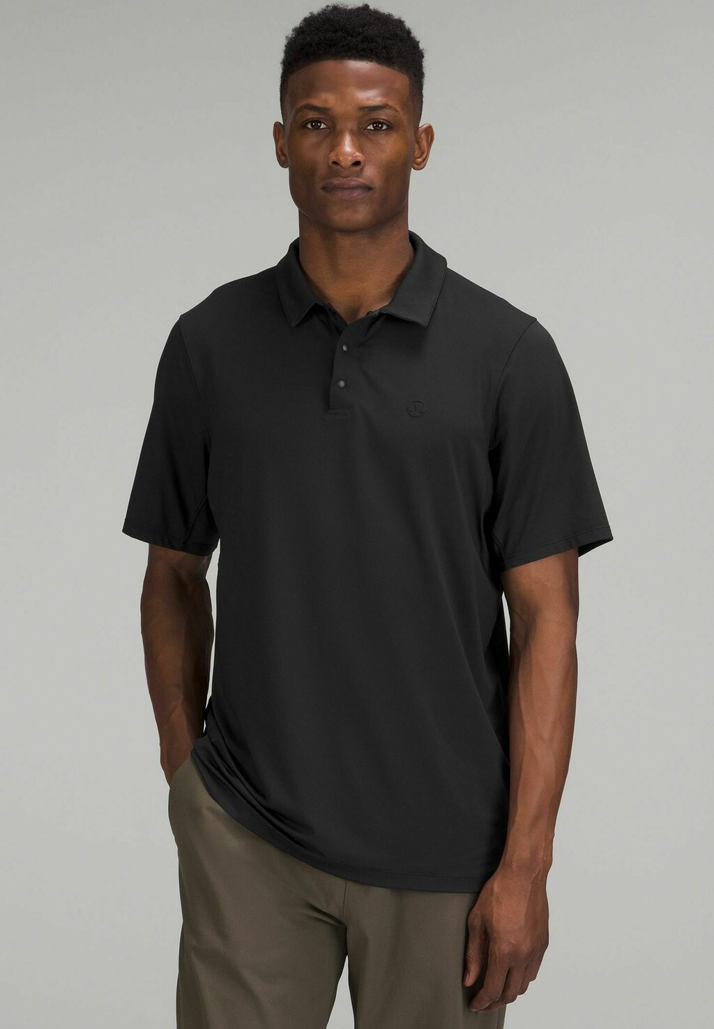 

Поло Logo Short-Sleeve lululemon, черный