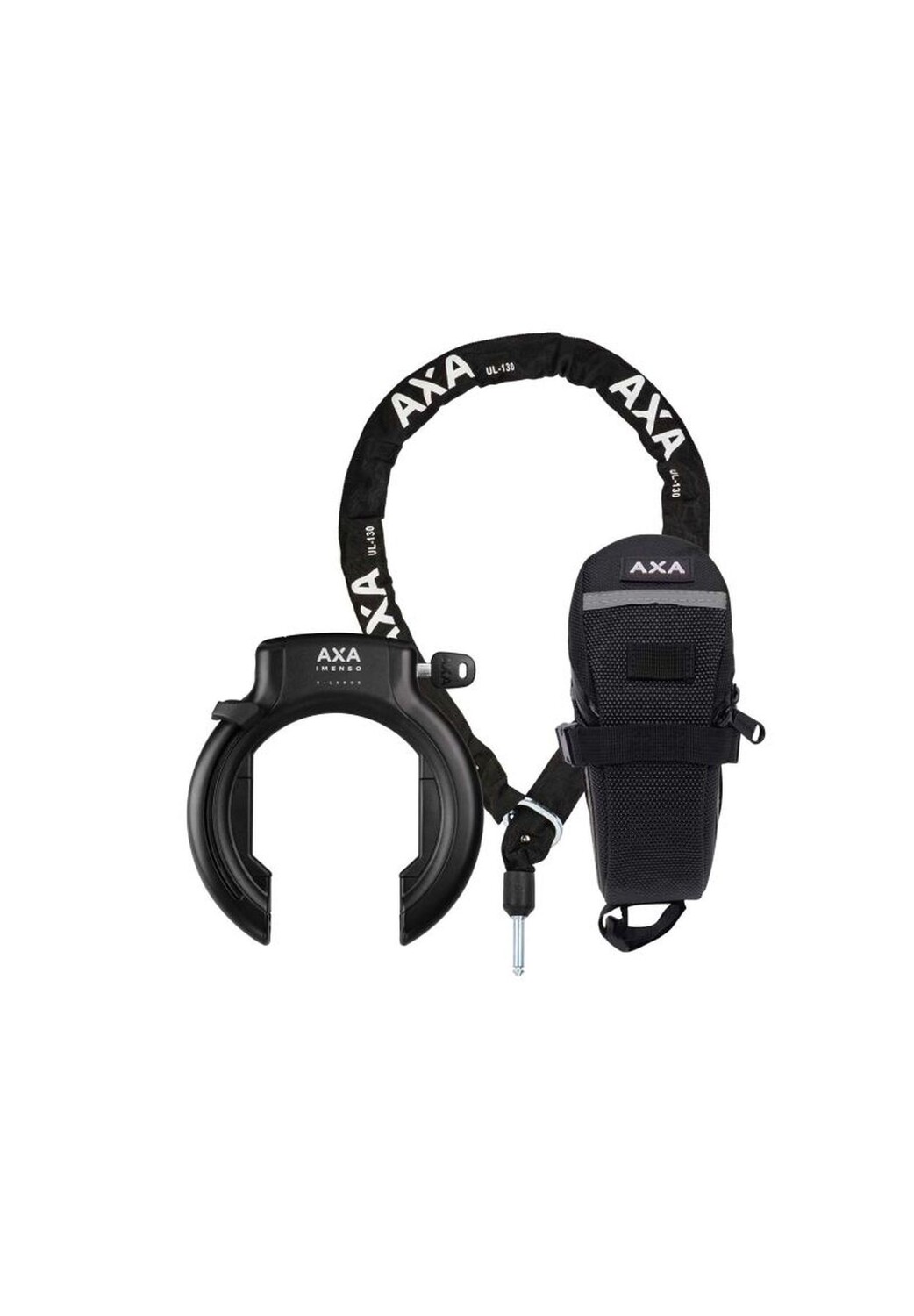 

Комплект рамочного замка Imenso X-Large/ULC 130/сумка Axa Bike Security, цвет Schwarz Mm