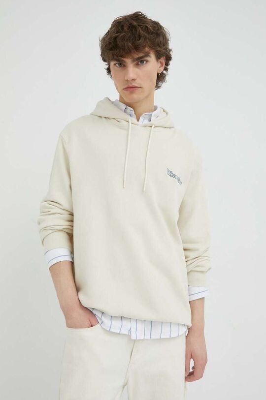 

Хлопковая толстовка Wrangler, бежевый