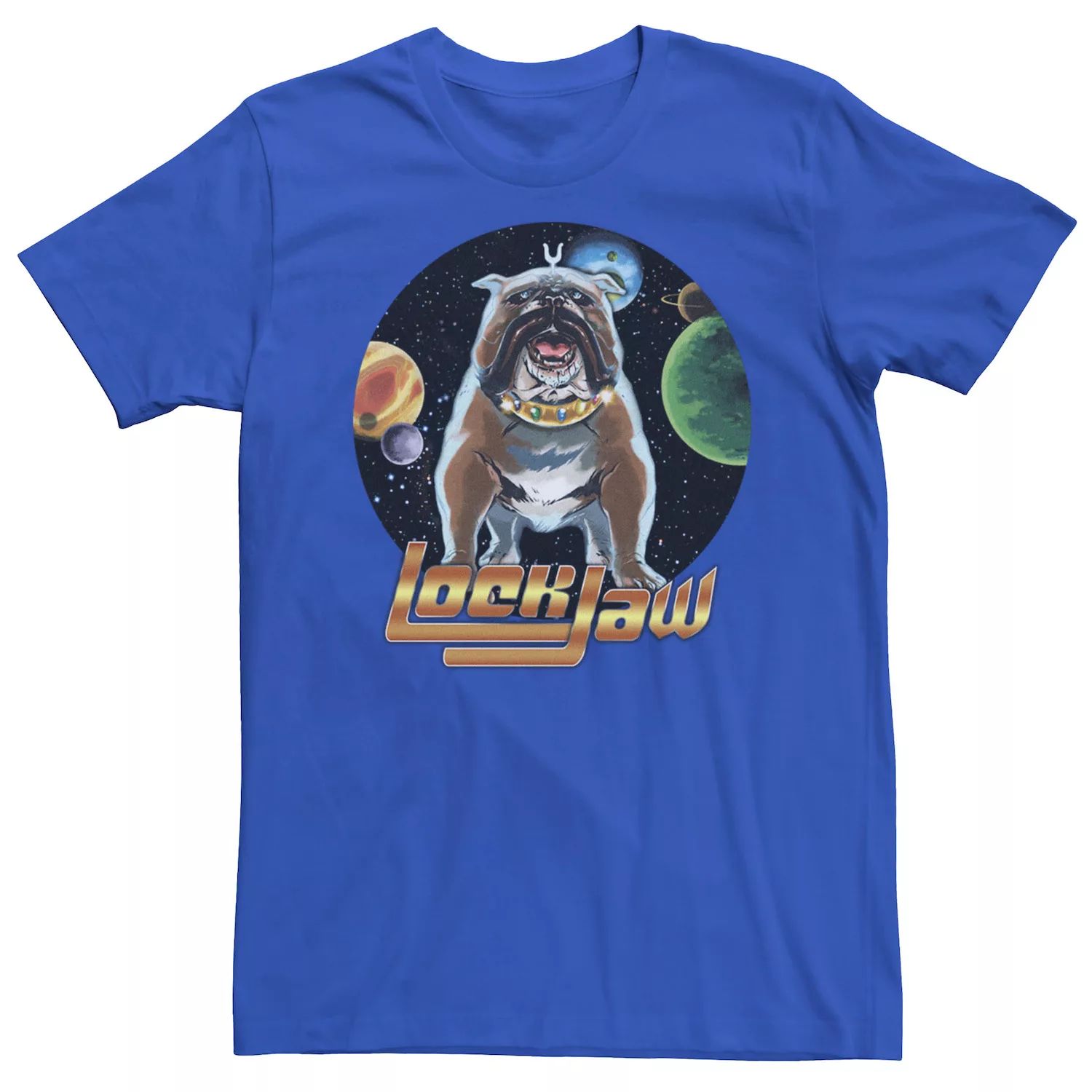 Мужская футболка Marvel Lockjaw The Inhumans Royal Space Dog Licensed Character