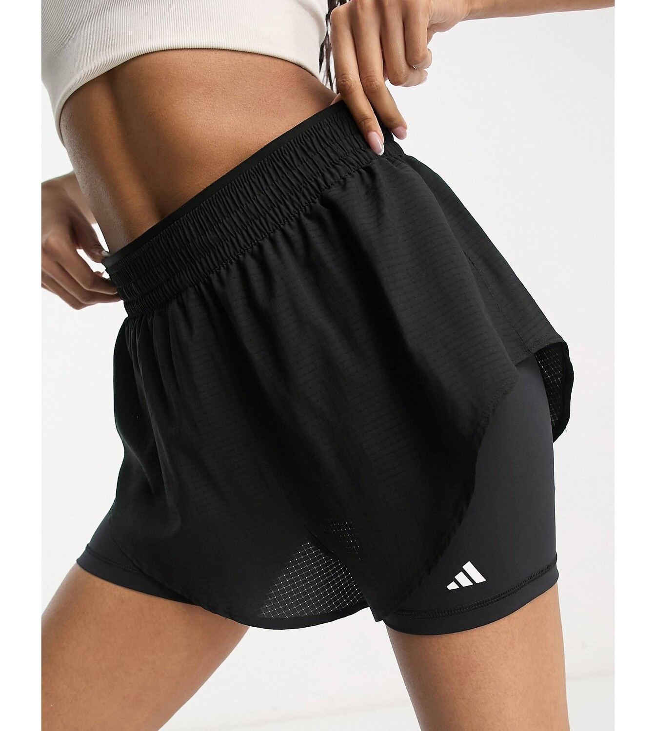 

Черные шорты adidas Training HIIT Heat Ready 2 in 1 adidas performance