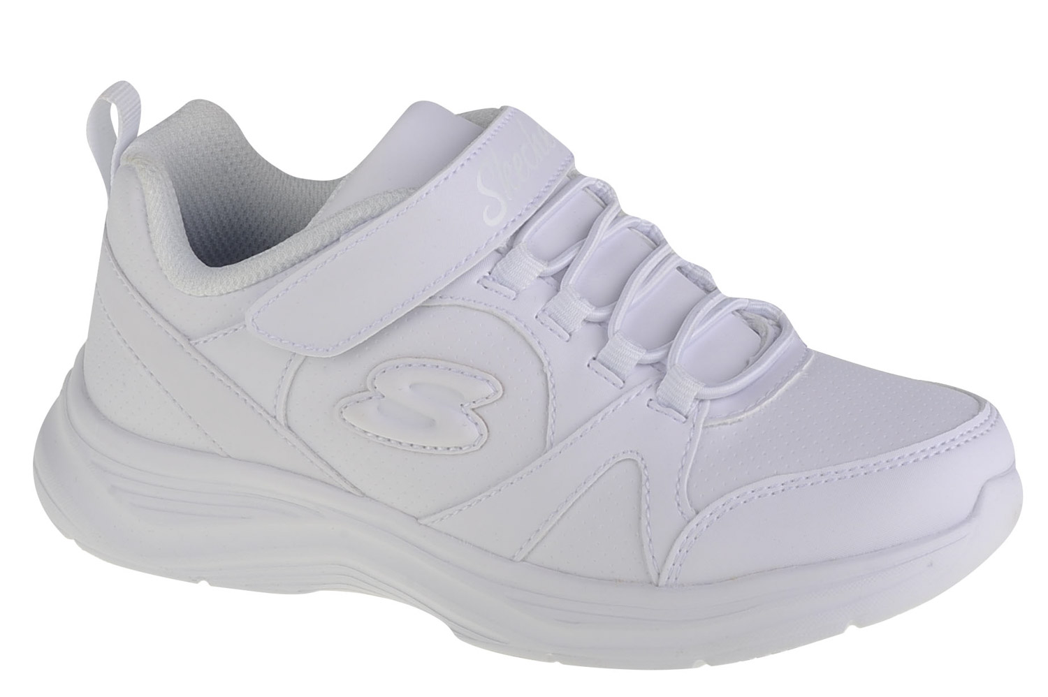 Низкие кроссовки Skechers Skechers Glimmer Kicks School Struts, белый тренер glimmer kicks skech pets debenhams розовый