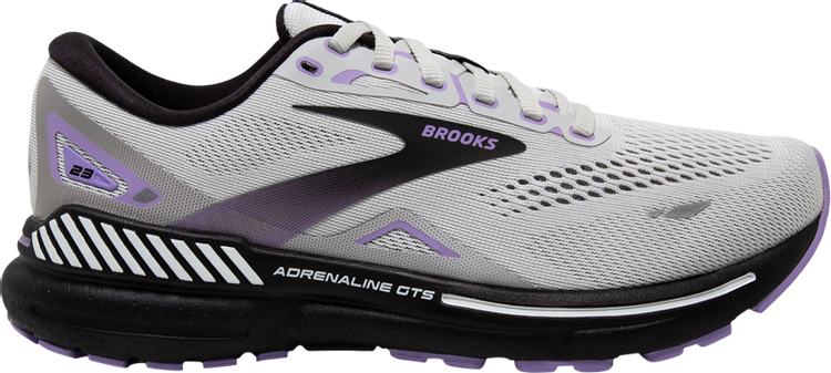 Кроссовки Wmns Adrenaline GTS 23 Wide 'Grey Purple', серый