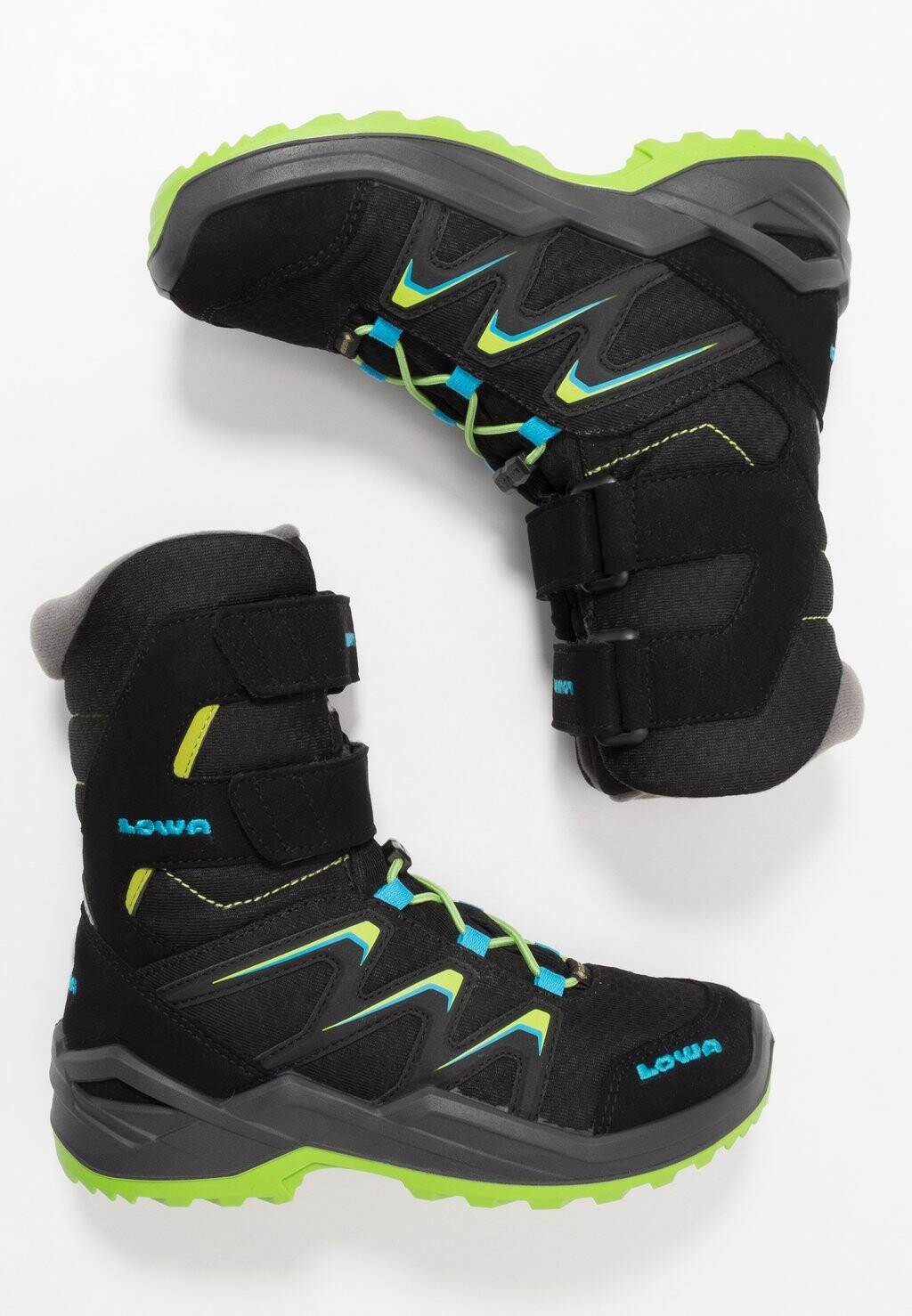 

Зимние ботинки Maddox Warm Gtx Hi Unisex Lowa, цвет black/lime